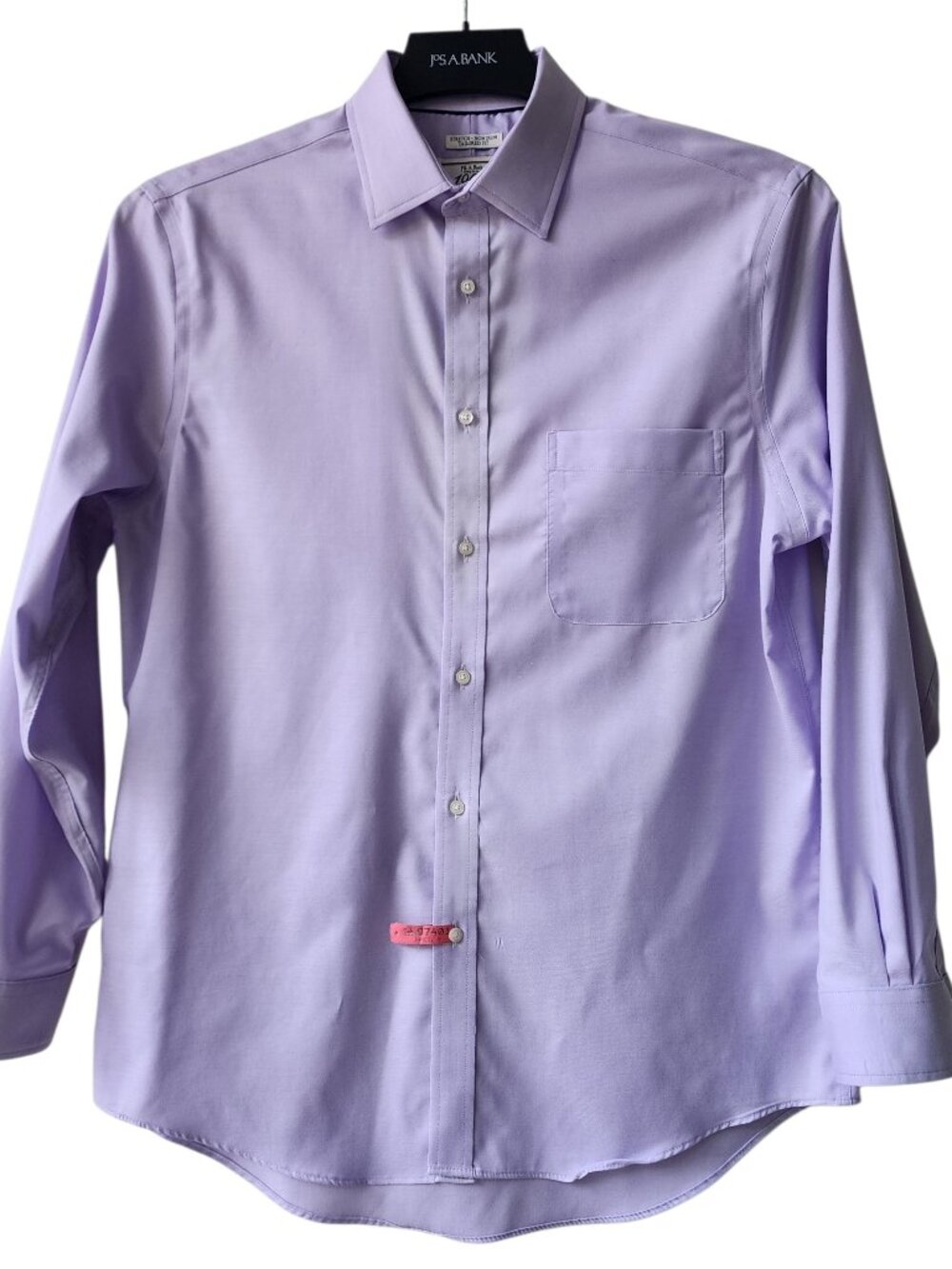 16 34 Purple Shirt Jos A Bank 1905 Cotton Blend Mens Size Tailored Regular Fit L